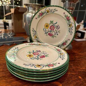 Set of 6 Beautiful Coxon Belleek Salad Plates